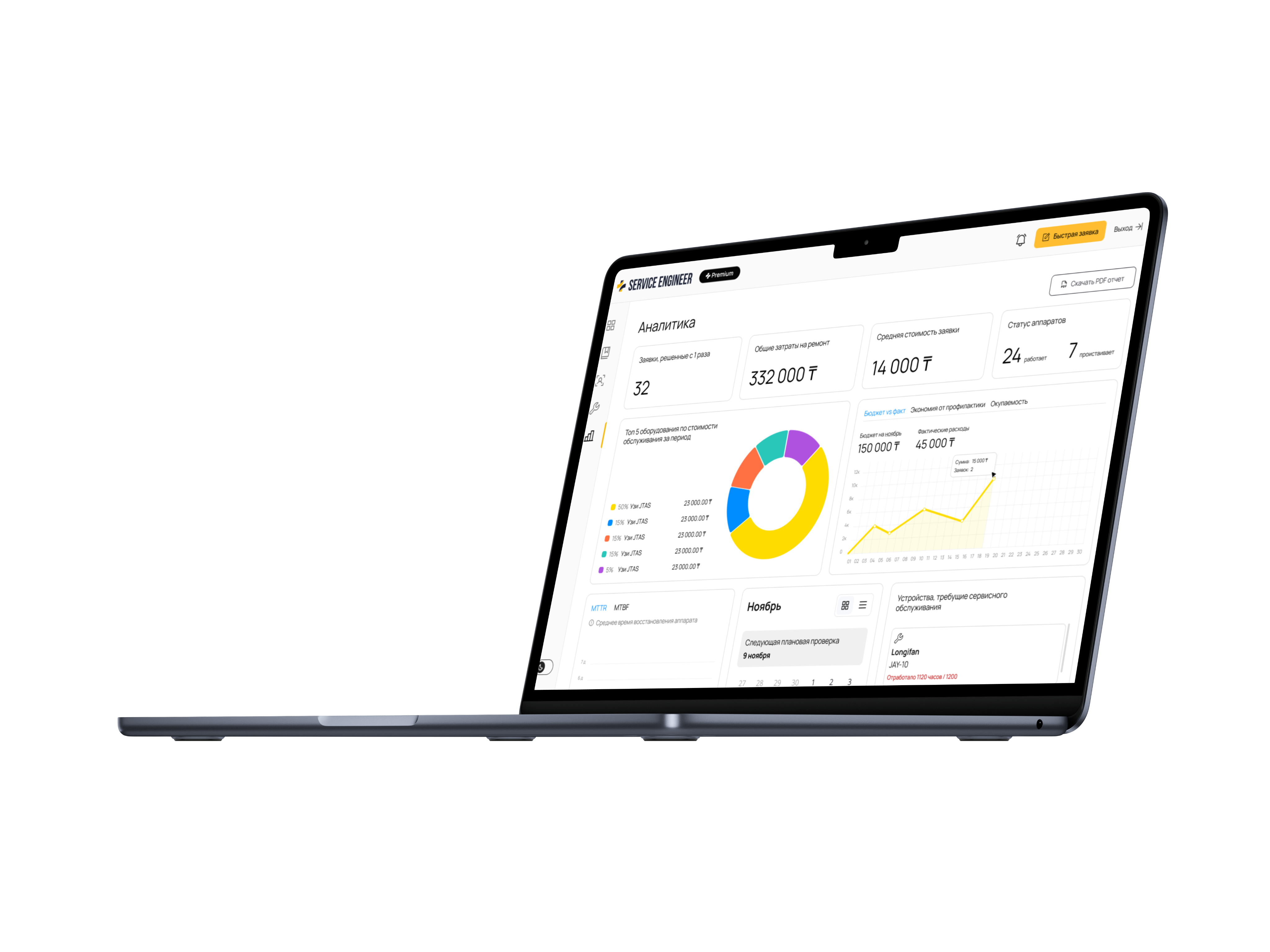Service Engineer Dashboard